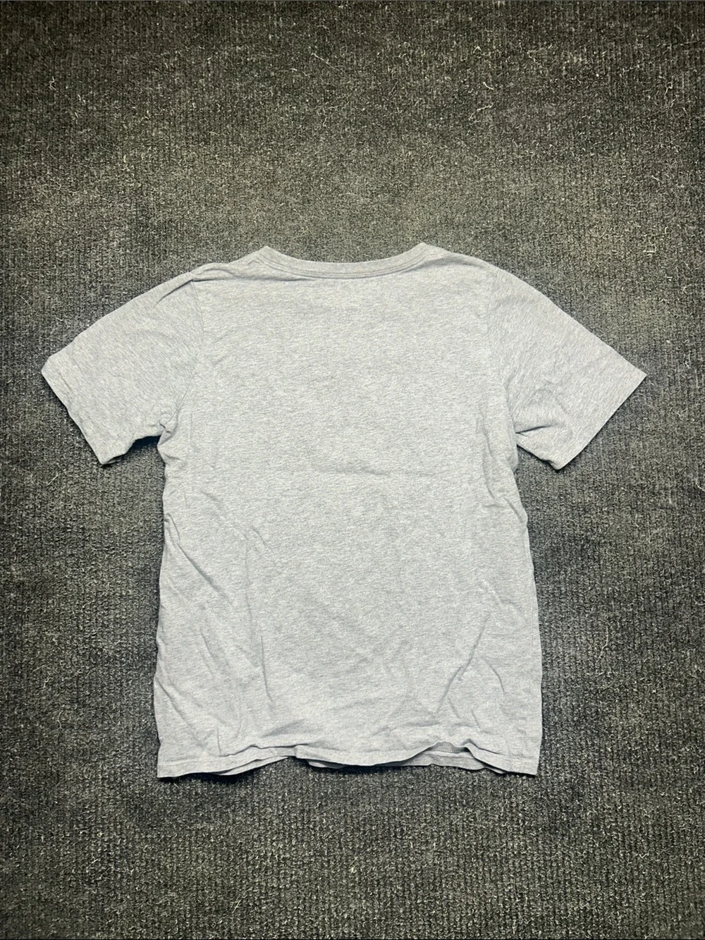 Nike Kids Light Gray T-Shirt with Green & Yellow Swoosh